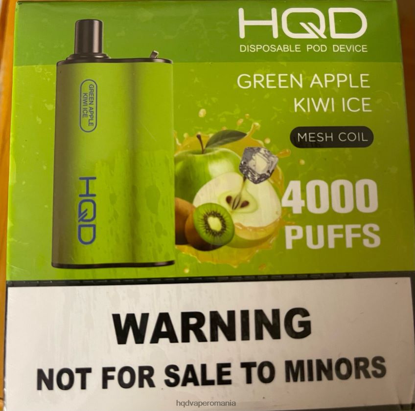 HQD BOX 4000 pufuri gheață cu mere verde kiwi P46LX82 HQD Romania