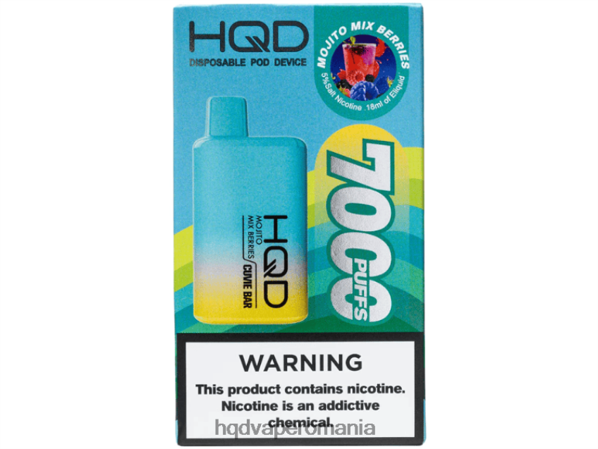 HQD CUVIE BAR de unică folosință amestec de mojito cu fructe de padure P46LX224 HQD Bucharest