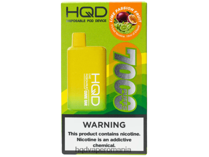 HQD CUVIE BAR de unică folosință lime fructul pasiunii P46LX207 HQD Order