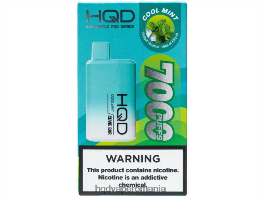 HQD CUVIE BAR de unică folosință menta rece P46LX159 HQD Disposable Vape