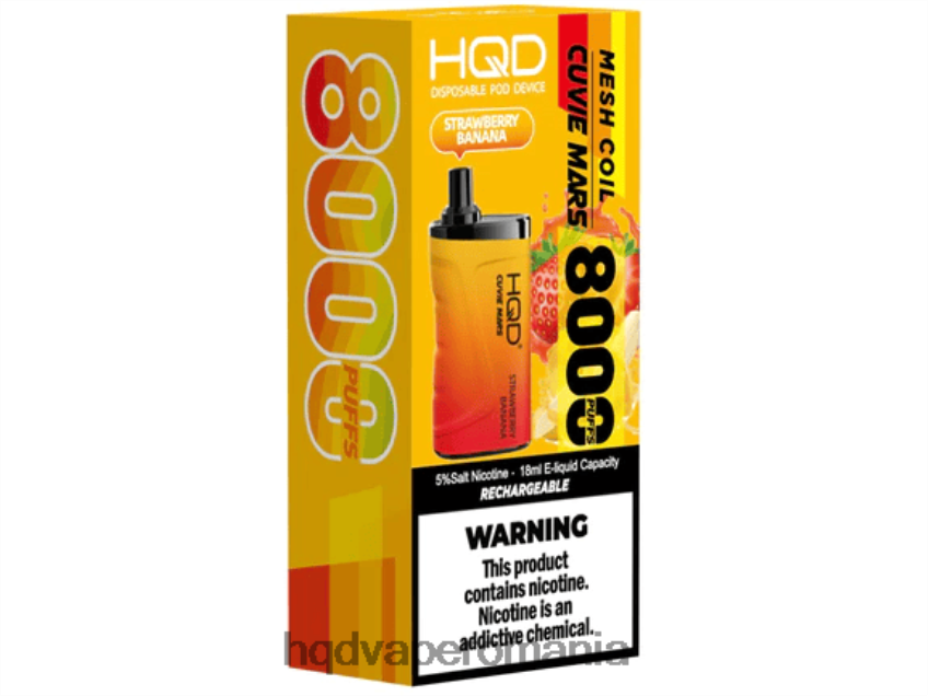 HQD CUVIE MARS de unică folosință banană căpșuni P46LX255 HQD Vape Online