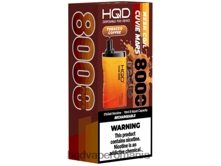 HQD CUVIE MARS de unică folosință cafea cu tutun P46LX264 HQD Bucharest