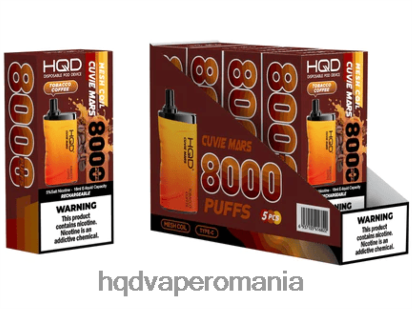 HQD CUVIE MARS de unică folosință cafea cu tutun P46LX264 HQD Bucharest