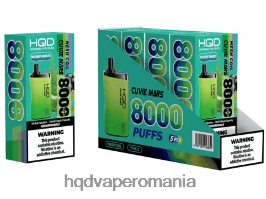 HQD CUVIE MARS de unică folosință desert brezze P46LX163 HQD Vape Sale