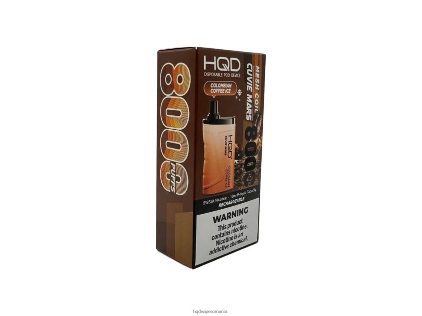 HQD CUVIE MARS de unică folosință gheață de cafea columbiană P46LX158 Best HQD Flavors