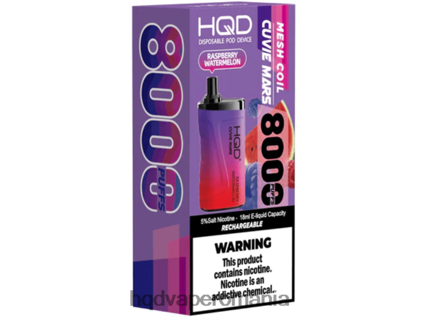 HQD CUVIE MARS de unică folosință pepene verde zmeura P46LX243 HQD Vape Sale