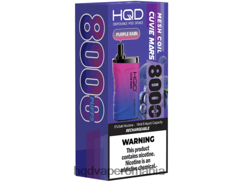 HQD CUVIE MARS de unică folosință ploaie violet P46LX239 HQD Disposable Vape