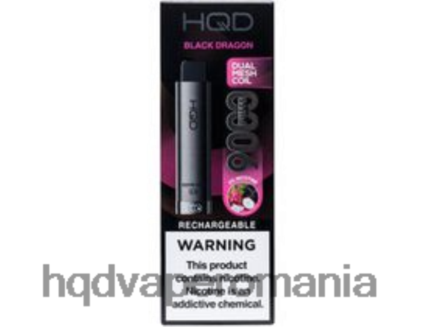 HQD CUVIE PLUS 2.0 de unică folosință Dragon negru P46LX269 HQD Disposable Vape