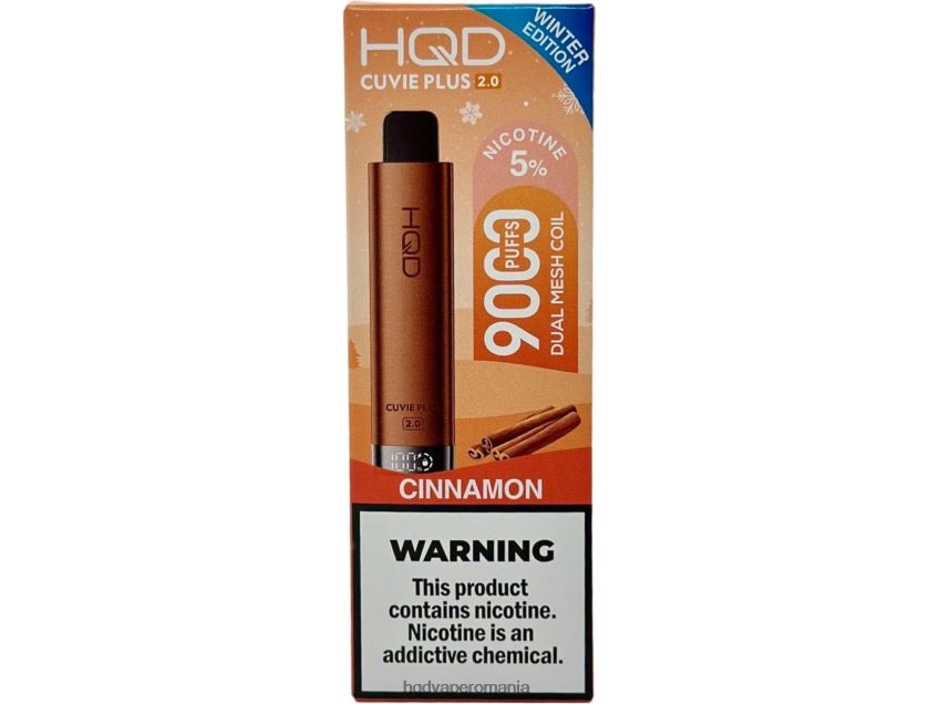HQD CUVIE PLUS 2.0 (ediția de iarnă) scorţişoară P46LX273 HQD Vape Sale