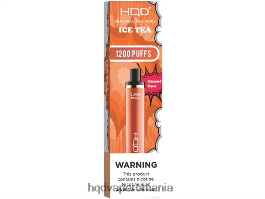HQD CUVIE PLUS vapa de unică folosință ceai cu gheață P46LX203 HQD Vape Sale