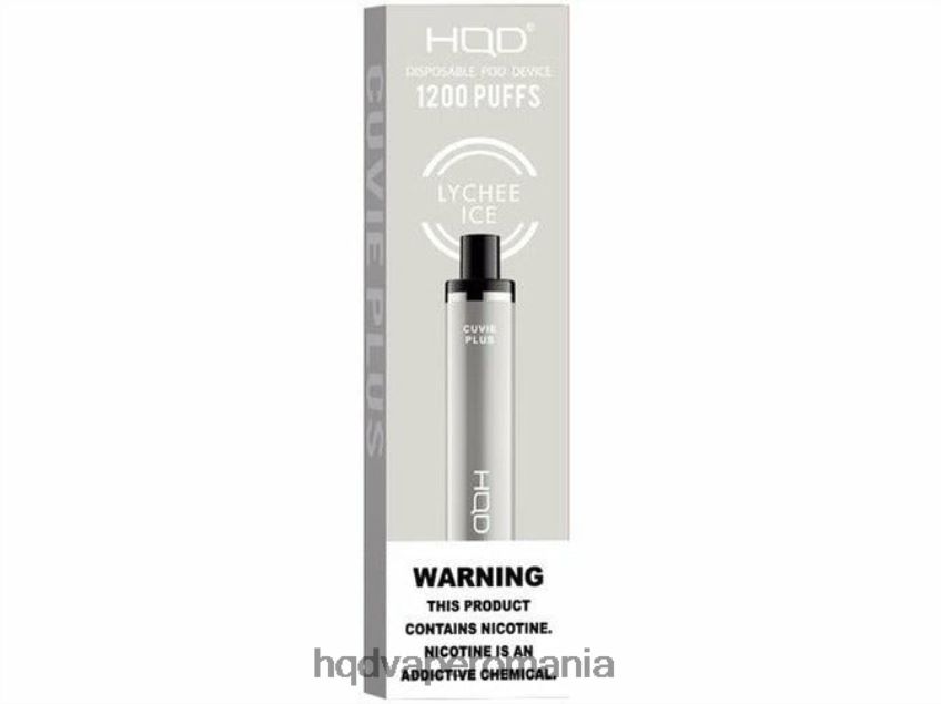 HQD CUVIE PLUS vapa de unică folosință gheață de litchi P46LX213 HQD Vape Sale