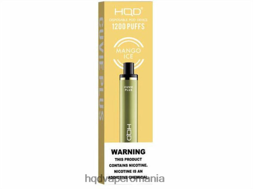 HQD CUVIE PLUS vapa de unică folosință gheata de mango P46LX216 HQD For Sale