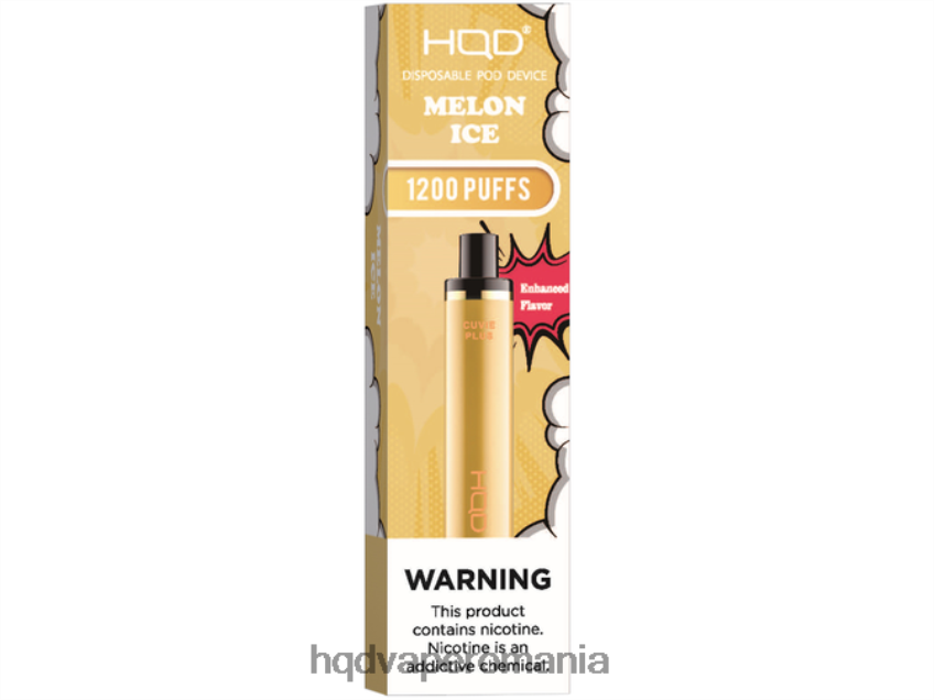 HQD CUVIE PLUS vapa de unică folosință gheata de pepene galben P46LX219 HQD Disposable Vape