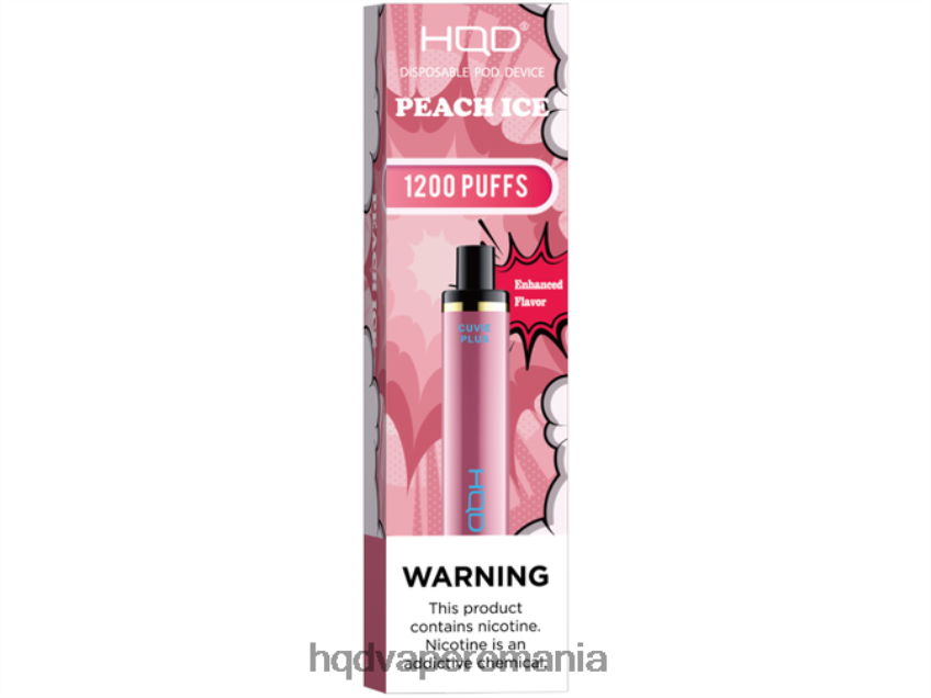 HQD CUVIE PLUS vapa de unică folosință gheata de piersici P46LX230 HQD Price