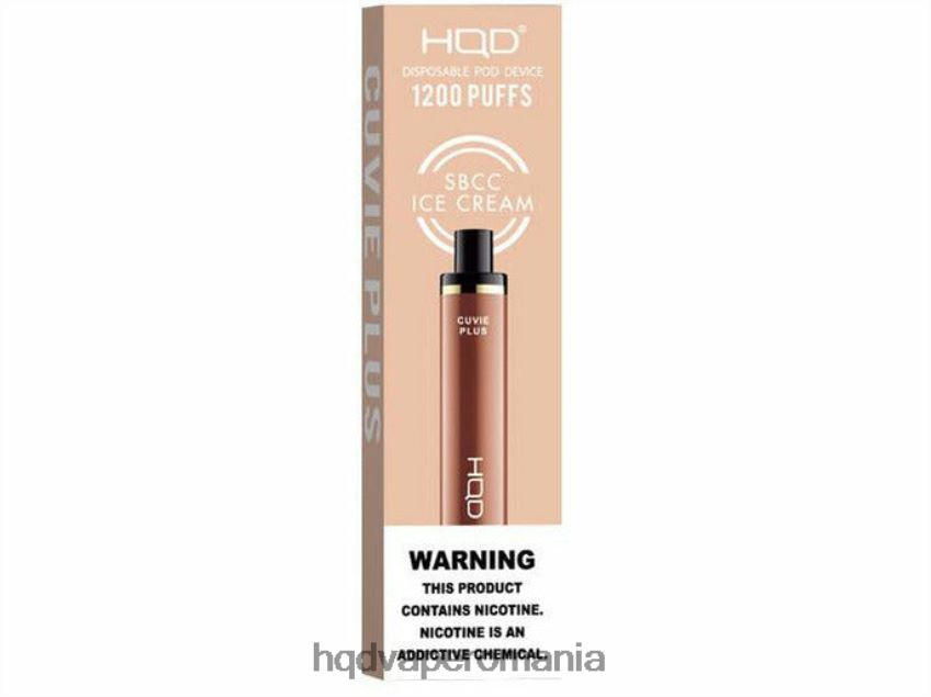 HQD CUVIE PLUS vapa de unică folosință inghetata sbcc P46LX248 Best HQD Flavors