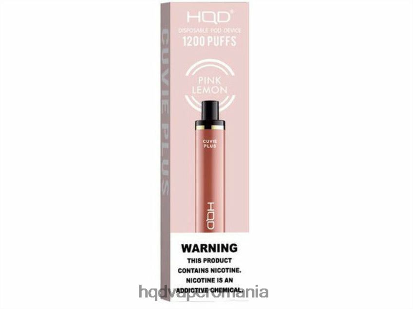 HQD CUVIE PLUS vapa de unică folosință lamaie roz P46LX237 HQD Order