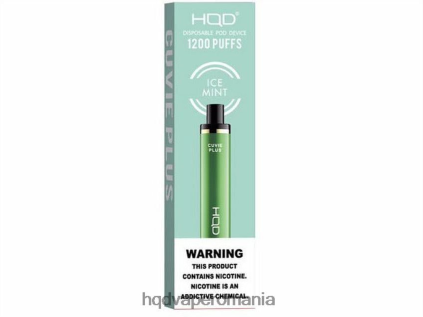 HQD CUVIE PLUS vapa de unică folosință menta cu gheata P46LX202 HQD Romania