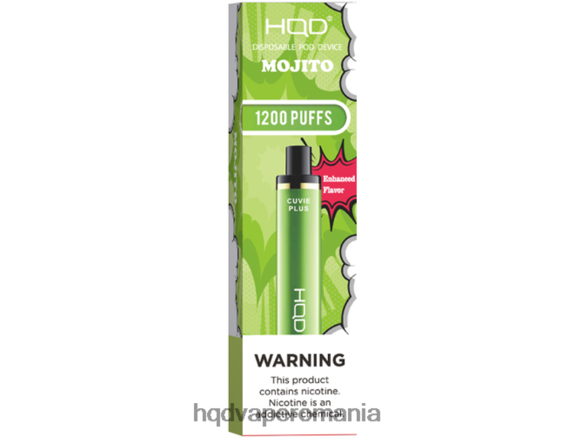 HQD CUVIE PLUS vapa de unică folosință mojito P46LX223 HQD Vape Sale