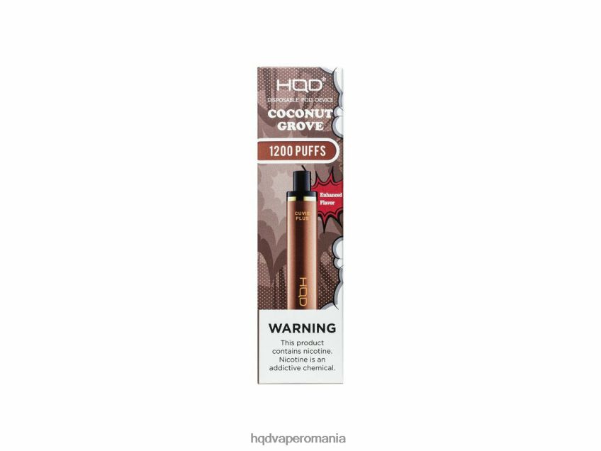 HQD CUVIE PLUS vapa de unică folosință planta de cocos P46LX157 HQD Order