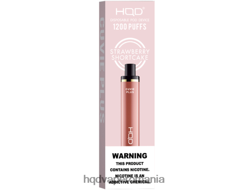 HQD CUVIE PLUS vapa de unică folosință prajitura cu capsuni P46LX259 HQD Disposable Vape