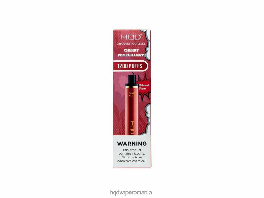 HQD CUVIE PLUS vapa de unică folosință rodie cireșă P46LX152 HQD Romania