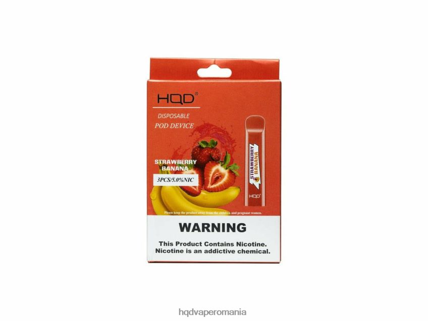 HQD CUVIE de unică folosință banană căpșuni P46LX282 HQD Romania