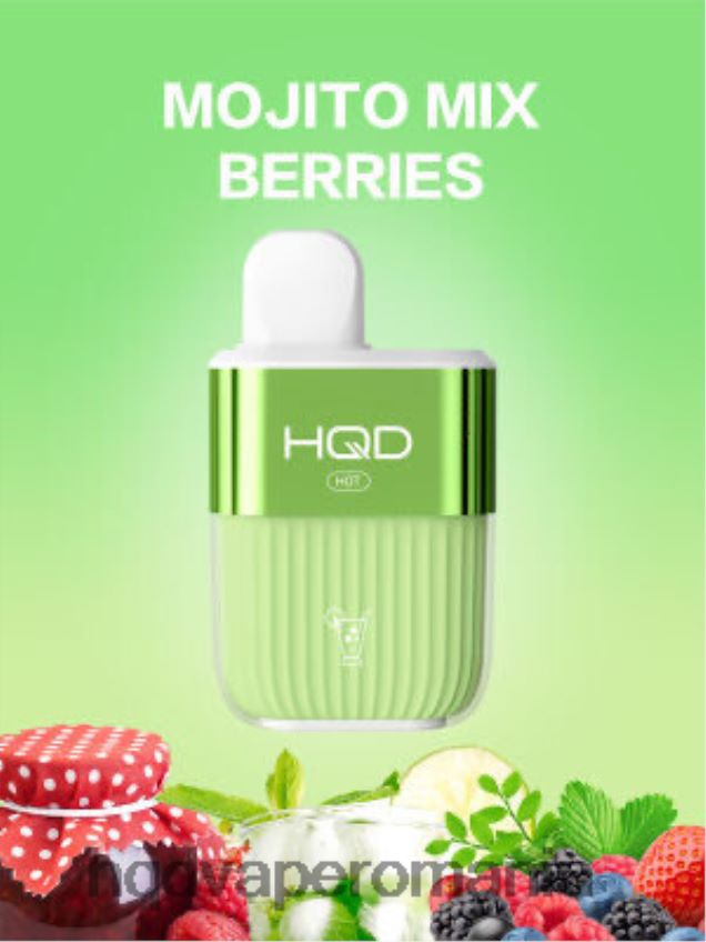 HQD HOT 5000 pufuri amestec de mojito cu fructe de padure P46LX61 HQD Vape Romania