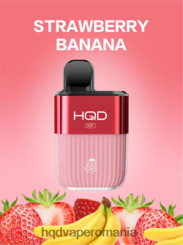 HQD HOT 5000 pufuri banană căpșuni P46LX69 HQD Disposable Vape