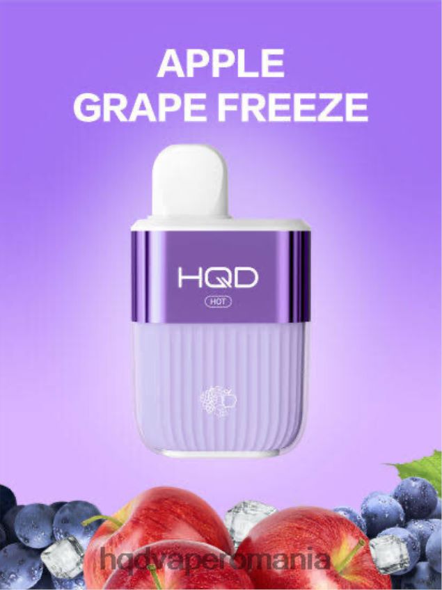HQD HOT 5000 pufuri mere struguri congelat P46LX59 HQD Disposable Vape
