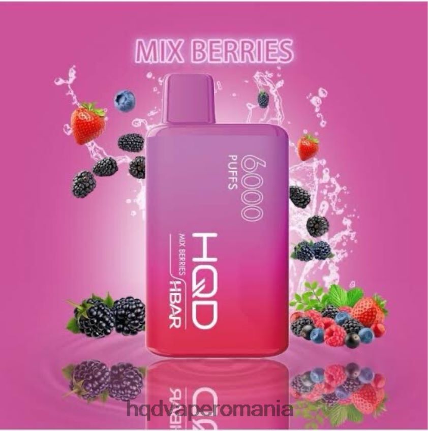 HQD HBAR 6000 pufuri amestec de fructe de padure congelate P46LX50 HQD Price