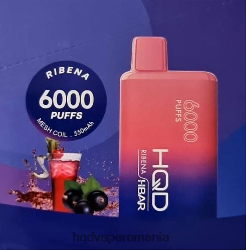 HQD HBAR 6000 pufuri ribena P46LX53 HQD Vape Sale