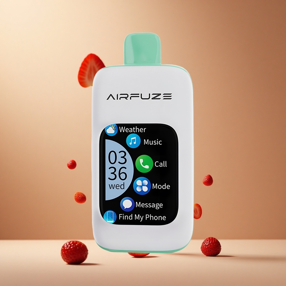 AirFuze Smart 30000 Pufuri Afumătură de Căpșuni Capacitate Baterie 900mAh Încărcare Type-C Romania wholesale AirFuze Smart 30000 Pufuri Afumătură de Căpșuni Capacitate Baterie 900mAh Încărcare Type-C Romania wholesale