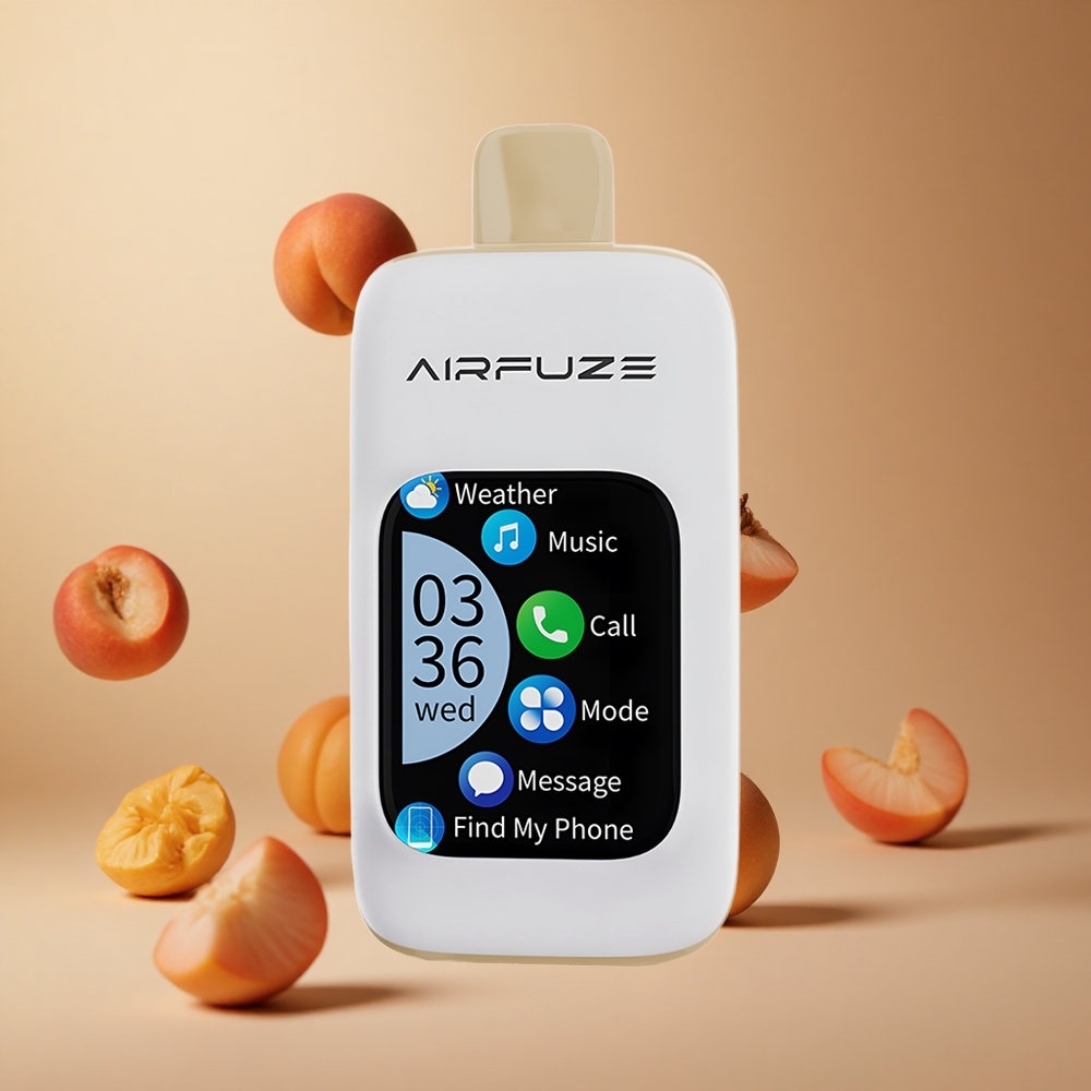 AirFuze Smart 30000 Pufuri Afumătură de piersică 900mAh Type-C Romania wholesale AirFuze Smart 30000 Pufuri Afumătură de piersică 900mAh Type-C Romania wholesale