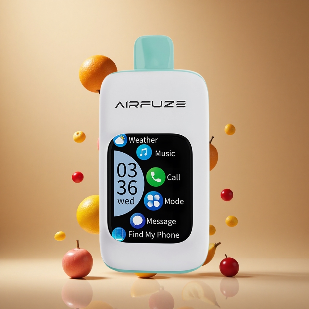 AirFuze Smart 30000 Pufuri Dispozabil Vape Burst de Fructe în Curcubeu 900mAh Ecran Tactil Romania wholesale AirFuze Smart 30000 Pufuri Dispozabil Vape Burst de Fructe în Curcubeu 900mAh Ecran Tactil Romania wholesale