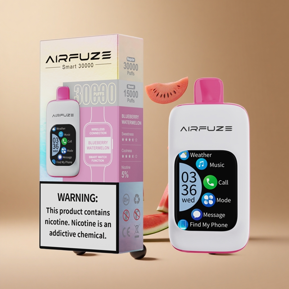 AirFuze Smart 30000 de Pufuri Afine Pepene Verde Capacitate Baterie 900mAh Port Încărcare Tip-C Romania wholesale