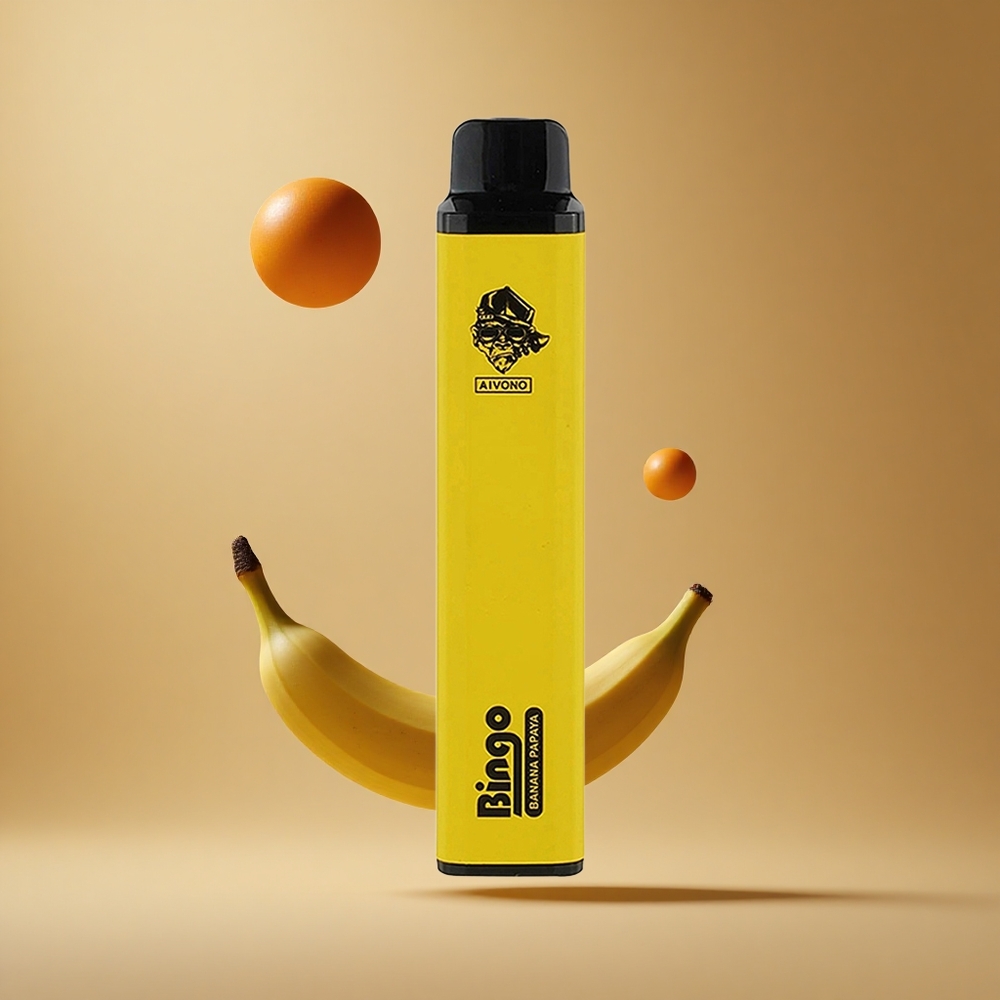 Aivono Aim Bingo 4000 Pufuri Banana Papaya Baterie 1000mAh Lichid 10 mL Romania wholesale