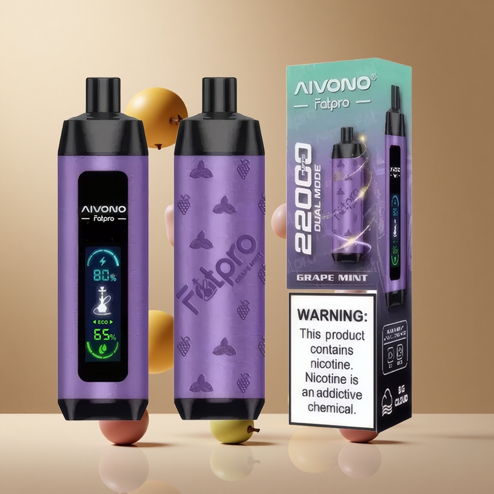 Aivono Aim Fatpro 22000 Pufuri Mentă Struguri 28ml Reîncărcabil Romania wholesale