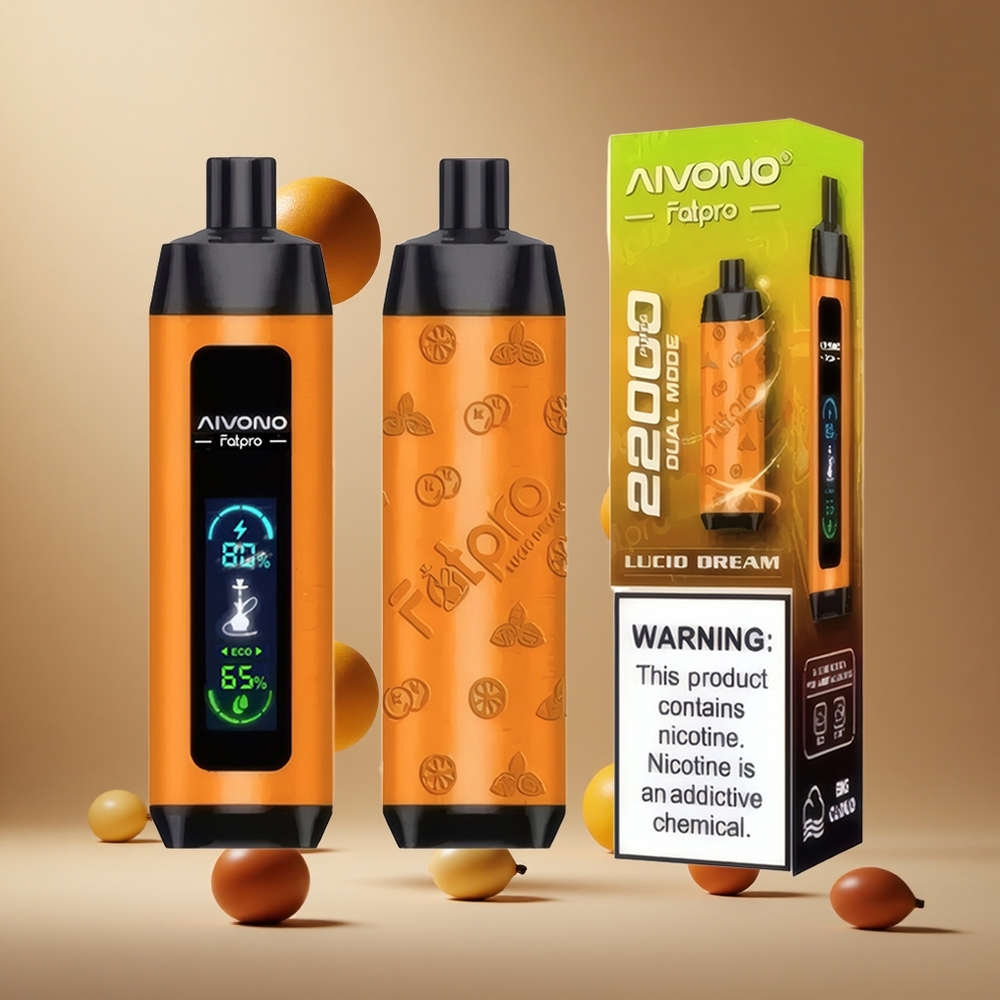 Aivono Aim Fatpro 22000 Pufuri Vis Luminos cu 28ml Lichid și 600mAh Reîncărcabil Romania wholesale