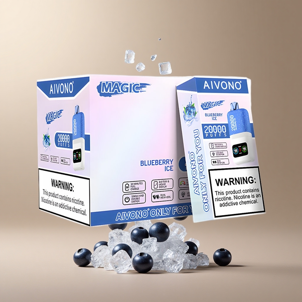Aivono AIM MAGIC 20000 Pufuri Afine Înghețate 26ml Lichid Dual Mesh Coils Romania wholesale