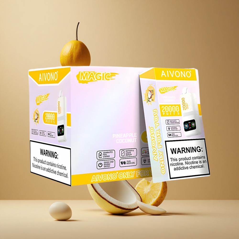 Aivono AIM MAGIC 20000 Pufuri Ananas Nucă de Cocoș 26ml E-lichid Baterie 600mAh Romania wholesale
