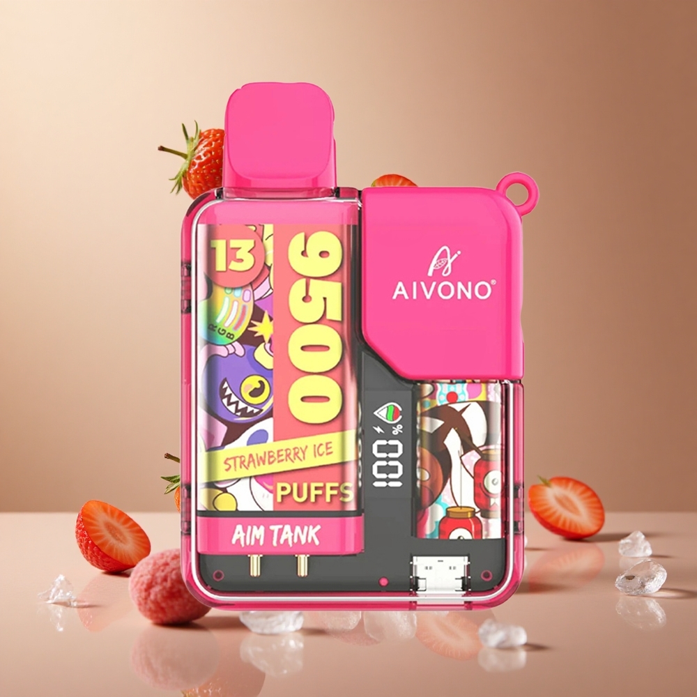 Aivono AIM-TANK 9500 Pufuri Capsula de 18ml Capsa de Arome Capsuni Gheata Romania wholesale Aivono AIM-TANK 9500 Pufuri Capsula de 18ml Capsa de Arome Capsuni Gheata Romania wholesale