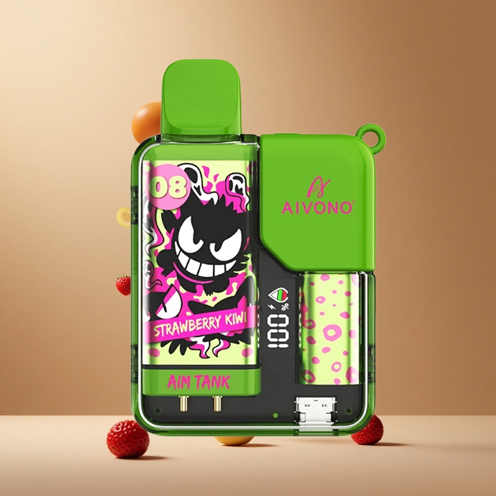 Aivono AIM-TANK 9500 Pufuri Capsuni Kiwi 18ml Capacitate Lichid 650mAh Baterie Romania wholesale Aivono AIM-TANK 9500 Pufuri Capsuni Kiwi 18ml Capacitate Lichid 650mAh Baterie Romania wholesale