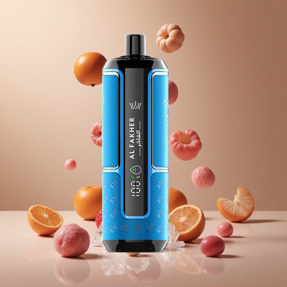 Al Fakher Crown Bar 15K Hypermax Vape de unică folosință Kit Afine Gheață Capacitate Lichid: 22ml Baterie: 600mAh Romania wholesale