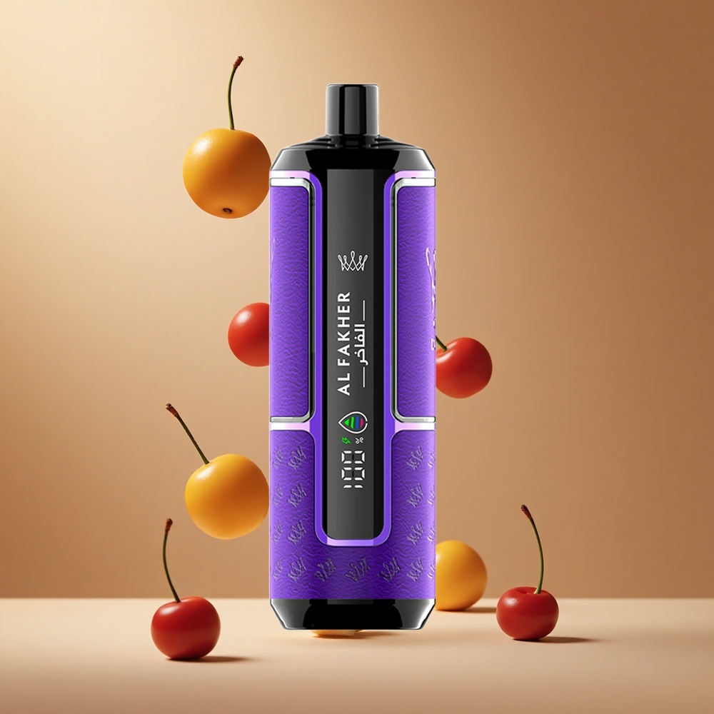 Al Fakher Crown Bar 15K Hypermax Vape de unică folosință Kit Cireșe Fiesta 22ml 15000 Pufuri Romania wholesale