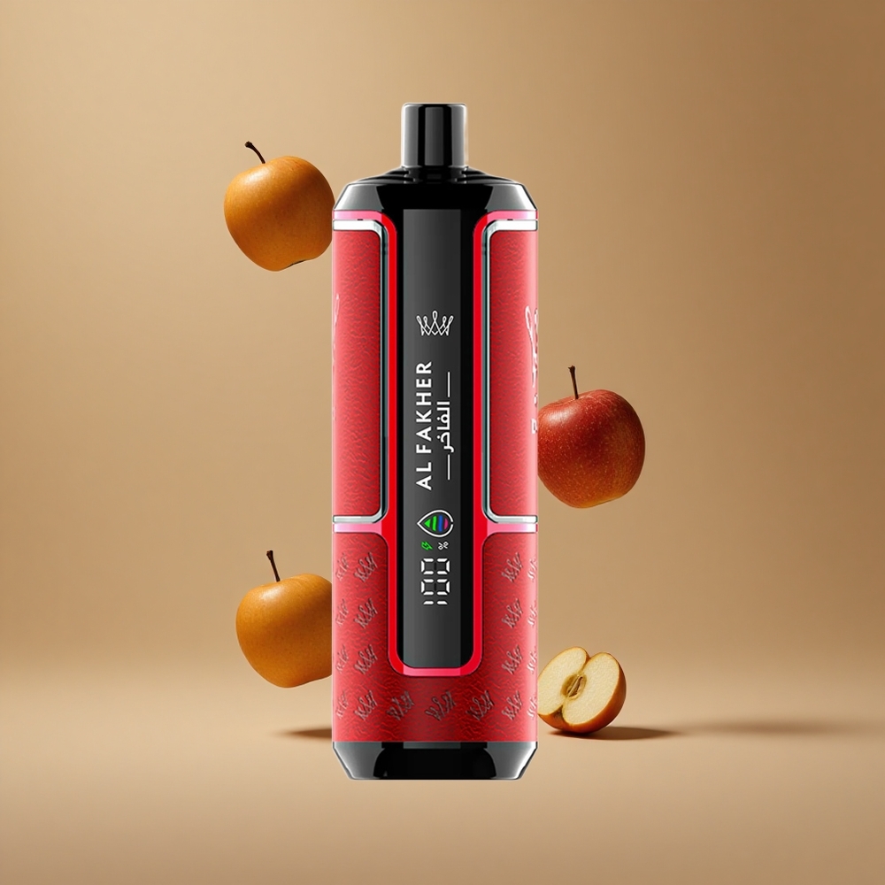 Al Fakher Crown Bar 15K Hypermax Vape de unică folosință Kit Două Mere Capacitate Lichid: 22ml Încărcare Port Type-C Romania wholesale