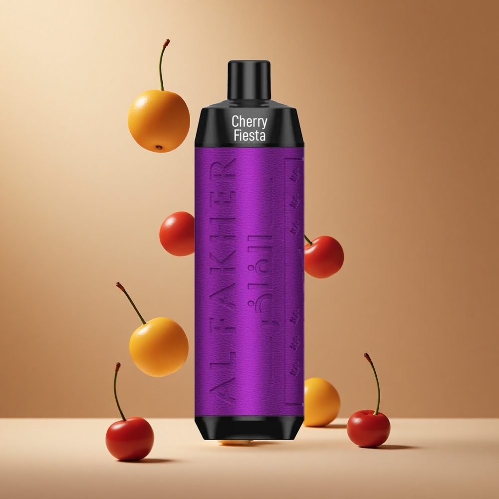 Al Fakher Crown Bar 8000 Cristal Vape de unică folosință Cireșe Fiesta 18ml Capacitate Lichid USB Type-c Încărcare Romania wholesale Al Fakher Crown Bar 8000 Cristal Vape de unică folosință Cireșe Fiesta 18ml Capacitate Lichid USB Type-c Încărcare Romania wholesale