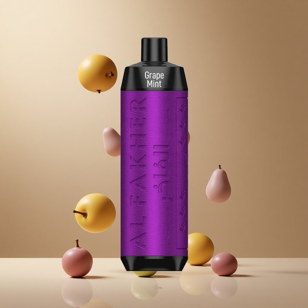 Al Fakher Crown Bar 8000 Struguri Menta 18ml Capacitate Lichid 5mg Nicotina Romania wholesale