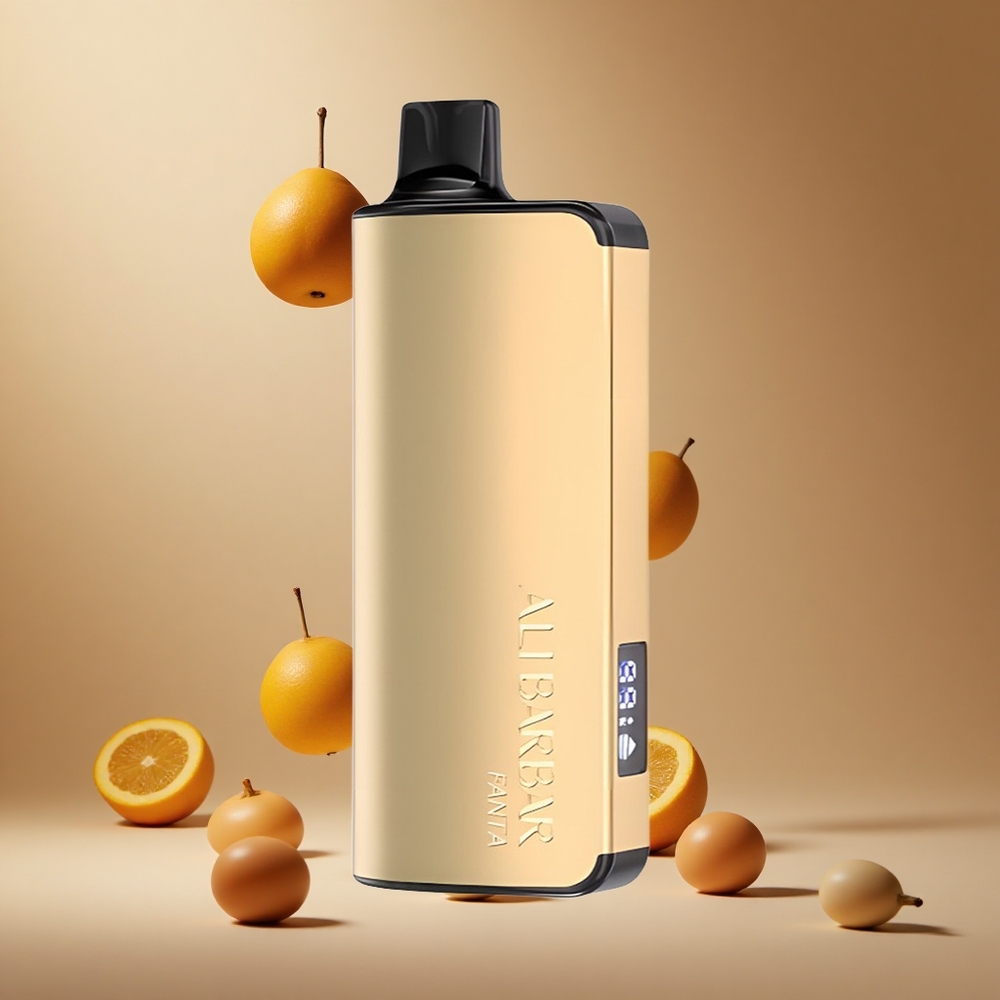 Alibarbar Ingot 9000 Pufuri Fanta LED Display 22ml Capacitate E-lichid 2350mAh Capacitate Baterie Romania wholesale Alibarbar Ingot 9000 Pufuri Fanta LED Display 22ml Capacitate E-lichid 2350mAh Capacitate Baterie Romania wholesale