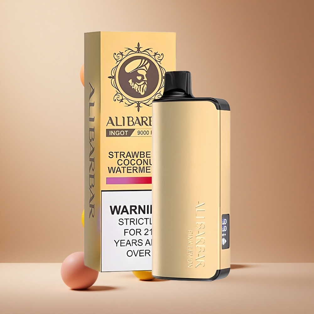 Alibarbar Ingot 9000 Pufuri Lămâie Roz 22ml Capacitate Lichid Romania wholesale