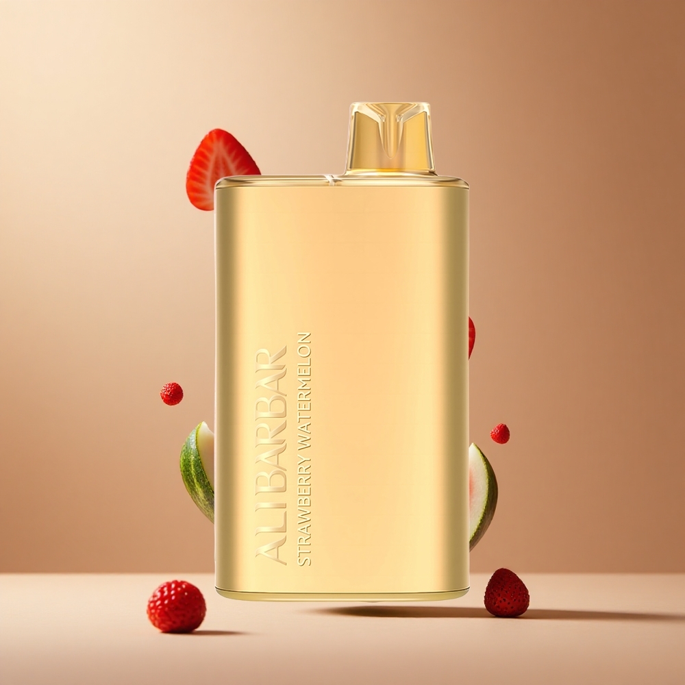 Alibarbar Rich 8000 Pufuri Vape Disposable Capsuni Pepene Galben 20ml Capacitate Lichid Romania wholesale